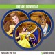 Beauty and the Beast Birthday Circle Labels 